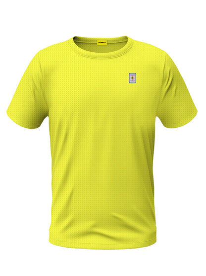 Camiseta Hazard Rough Society Amarillo Fosforescente