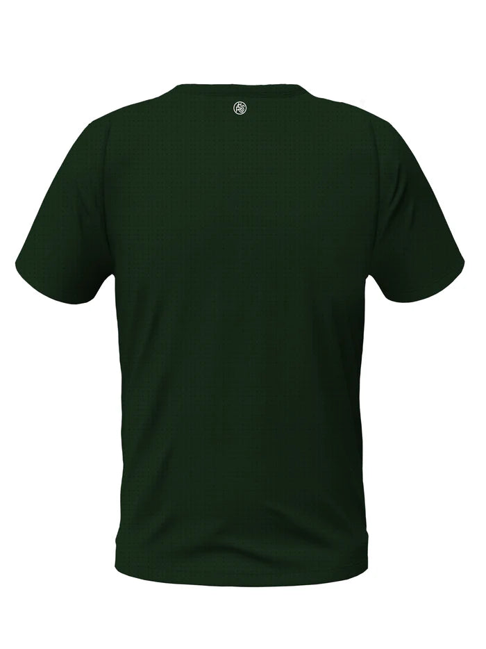 Camiseta Hazard Rough Society Verde Oscuro